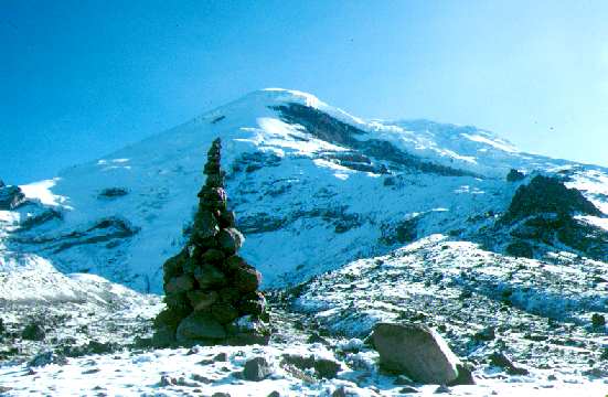 Chimborazo cairn 